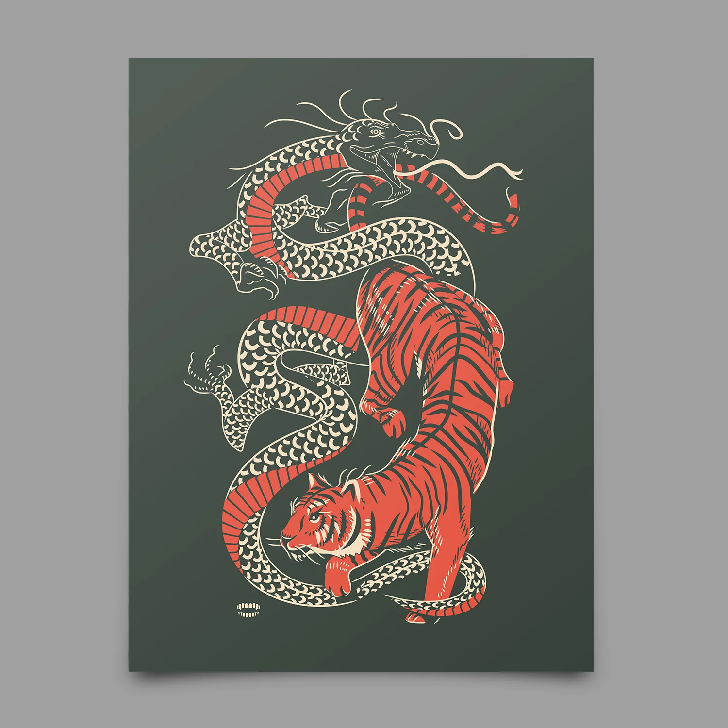 Dragon Tiger Print - Image 3
