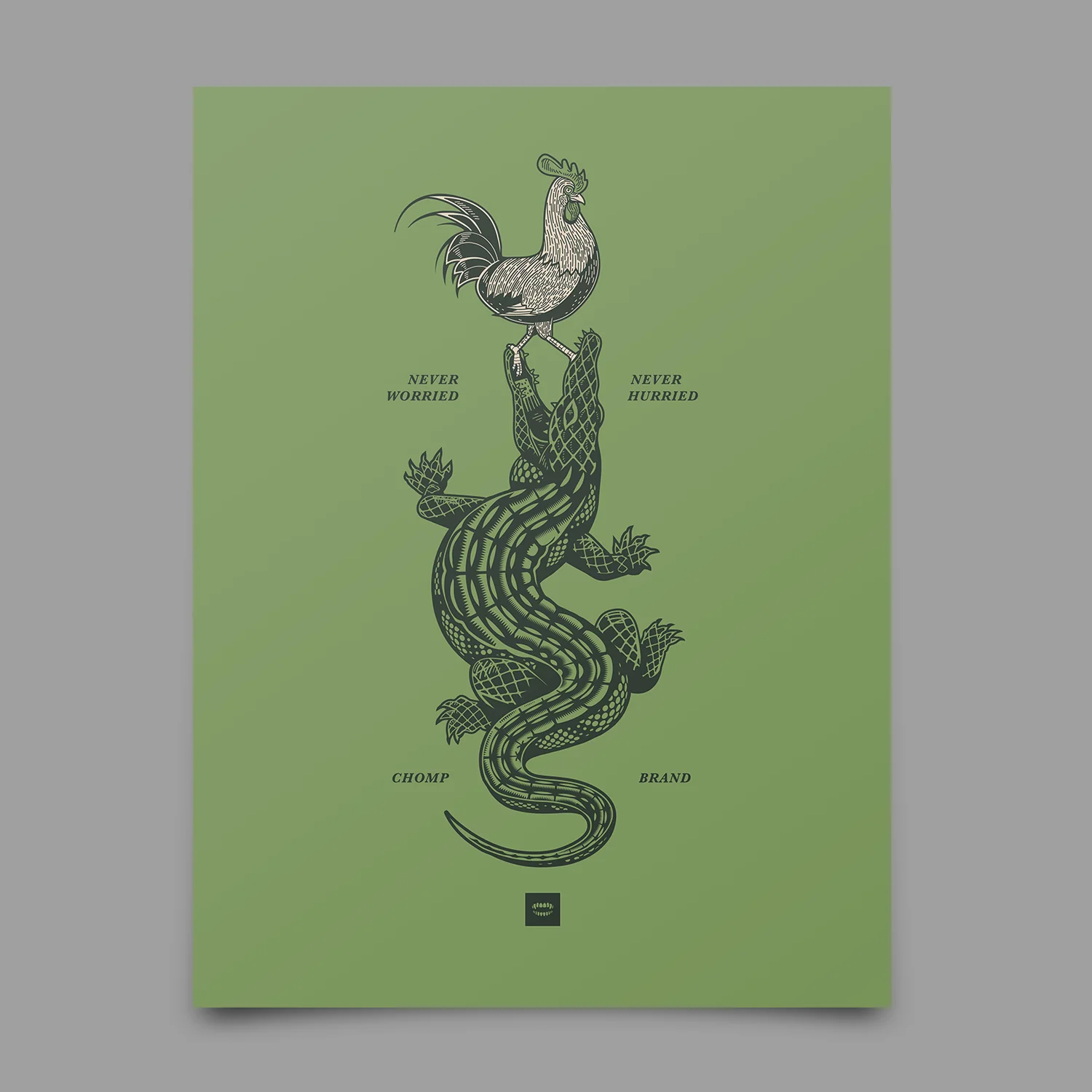 Gator Rooster Print - Image 3